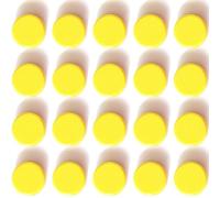 PYJLBX Aimant Frigo Puissant, Magnétique Pour Tableau Blanc, Mini Rond, Pour L'école, Bureau (20 Pcs, Jaune)