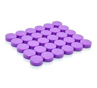 PYJLBX Aimant Puissant, 30PCS Aimants Frigo Décoratifs, Mini Rond Pour Tableau Magnétique, Calendrier (Violet)