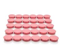 PYJLBX Aimant Puissant Aimant Frigo, Aimants Tableau Magnétique Magnet Frigo, 30 Pcs Aimants Frigo Decoratif, Aimant Tableau Blanc Petit Aimant Rond, pour Tableau Magnetique,Calendrier, Frigo (Rose)