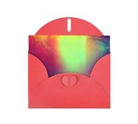 Pyjwyfmy Dream Lot de cartes de vœux nacrées avec impression colorée, cartes d'anniversaire vierges et enveloppes, cartes de remerciement