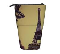 Pyjwyfmy Trousse à crayons télescopique avec imprimé Tour Eiffel Paris - Pour études ou fournitures de bureau
