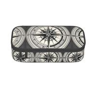 Pyjwyfmy Trousse de rangement grande capacité avec motif navigation La Loi de la boussole - Grande capacité de rangement - Boîte de maquillage