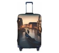 Pyjwyfmy Venice Night Housse de valise avec élastique pour valises Tailles S/M/L/XL, blanc, X-Large