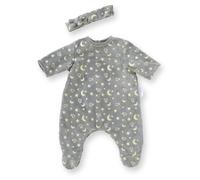 Pyjama Brille Dans La Nuit & Bandeau Pour Poupon Gris TU