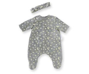 Pylama et bandeau pour poupon bébé Corolle Brille dans la Nuit Gris 30 cm