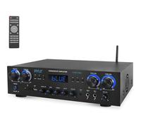 Pyle Amplificateur Bluetooth 800W 4 canaux - MP3 USB SD AUX RCA FM 2 micros