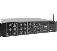 Pyle Amplificateur Bluetooth sans Fil 8 Canaux - 4000W Rack Mount Multi Zone Sound Mixer Système Audio Stéréo Maison avec RCA, USB, AUX - pour Haut-parleurs, PA, Théâtre, Studio/Scène