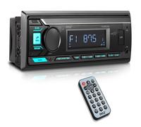 Pyle Autoradio Marine Bluetooth 12V pour Bateau - Radio AM FM Étanche avec USB AUX MP3, Kit Mains Libres, Audio 350W pour Yacht et Navigation