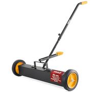 Pyle Balayeuse Magnétique Roulante 61 cm avec Manche Réglable Ramasseur de Métaux Robuste pour Atelier Chantier et Usage Industriel