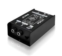 Pyle Boîte de Direct Passive Premium/DI Box - Boîtier DI Audio Professionnel avec Éliminateur de Ronflette, Atténuateur, Jack 6,35 mm & Sortie XLR - Guitare, Basse, Clavier, Studio & Sono