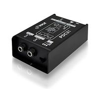Pyle Boîtier DI Direct Passive Premium Éliminateur de Ronflement avec Atténuateur Entrée Guitare Basse Transformateur 6,35 mm