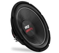 Pyle Caisson de Basse Voiture 38 cm 2000 W à Double Bobine 4 Ohm - Subwoofer Haut-Parleur de Graves pour Autoradio avec Cône en Papier, Suspension Mousse et Panier Plastique pour Système Stéréo Auto