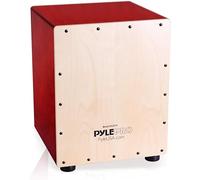 Pyle Cajón Acoustique Compact en Bois de Bouleau Style Snare-Boîte à Rythme Percussion en Bois avec Basse Profonde, Claquement Classique et Son Croustillant pour Enfants, Adolescents et Adultes