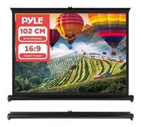 Pyle Écran de projecteur portable Amélioré 2018 – Support mobile, montage facile, léger et durable