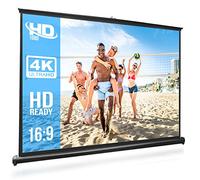 Pyle Écran de Projection Portable 127 cm - Écran Enroulable avec Support au Sol, Montage Rapide pour Cinéma Maison, Bureau, Mariage et Présentations