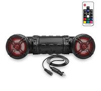 Pyle Enceinte Bluetooth 800 Watts - Système Audio Amplifié de 16,5 cm avec Lumières LED Multicolores - Haut-Parleurs Bluetooth étanches de Qualité Marine - Idéals pour Une Utilisation Extérieure