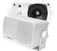 Haut-parleurs de type boîte marine - PYLE PLMR24 - 1 haut-parleur - 100 Watt - 4 Ohm - Blanc