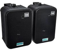 Pyle Enceinte Filaire Extérieure Étanche 500 W, Jardin Bateau Piscine Salon | Imperméable, Intérieur/Extérieur, Waterproof, Montage Mural, Plafond, Terrasse, Patio, Pergola, Garage, Marine, 2 Voies, Noir