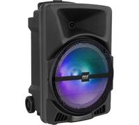PYLE Enceinte Karaoke-Enceinte Portable-Système de Haut-Parleur sans Fil-Enceinte Bluetooth Portable-Stéréo DJ Alimenté 800W avec Entrée MP3 AUX, Lumière de Fête Clignotante et Radio