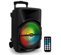 Pyle Enceinte Karaoké Portable Bluetooth 800W - Stéréo, LED, MP3/AUX, Radio FM