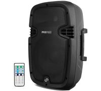 Pyle Enceinte Sono Active Bluetooth 8 Pouces - Haut-Parleur de Scène avec Microphone, Subwoofer Basses Puissantes, Amplificateur Intégré USB/MP3 - Enceinte Portable DJ, Fête, Événement et Studio