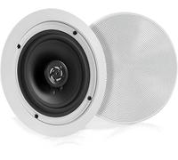 Pyle Enceintes Bluetooth 2 Voies à Encastrer 13,34 cm - Haut-Parleurs Mur/Plafond avec Grilles Rondes/Carrées Amovibles - Cône Polypropylène & Tweeter Polymère - Son sans Fil Clair