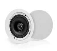 Pyle Enceintes Bluetooth 2 Voies à Encastrer 13,34 cm - Haut-Parleurs Mur/Plafond avec Grilles Rondes/Carrées Amovibles - Cône Polypropylène & Tweeter Polymère - Son sans Fil Clair