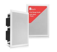 Pyle Enceintes Encastrables Plafond Mural 20,3 cm 400W Basses Profondes