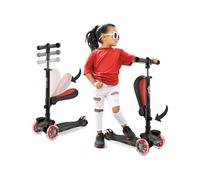 Generique Trottinette enfant Hurtle – 3 roues, pliable, hauteur réglable, roues LED
