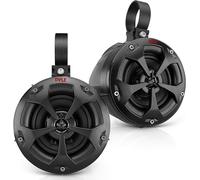 Pyle Ensemble Enceinte Etanche Tout-Terrain, Enceinte Flottante 2 Voies, Haut Parleur Voiture 800 Watts Qualité Marine, Système Audio Stéréo Extérieur, pour ATV, UTV, Quad, Jeep