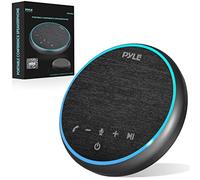 Pyle Haut-Parleur de conférence Portable sans Fil Multifonction avec câble USB C et auxiliaire, Couverture Microphone omnidirectionnel de 10 m, idéal pour la Maison et Le Bureau