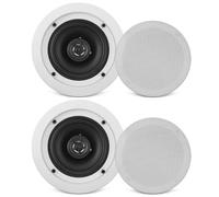 Pyle Haut-Parleur Encastrable Plafond/Mural 20 cm - Enceinte 2 Voies avec Woofer Puissant, Bobine 2,5 cm, Son Stéréo Clair - Système Audio pour Maison, Bureau, Magasin