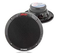 Pyle PLMR605B Paire d'Haut-parleurs Marins à Double cône 16,5 cm 400 W Noir