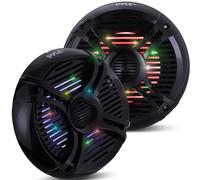 Pyle Haut-Parleurs Marine - Enceintes Extérieurs 2 Voies - Système Audio Stéréo Résistant à l'eau - Enceintes étanche -Haut-Parleurs Stéréo pour Voiture/Bateau - 250 Watt - Noir