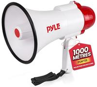 Mégaphone Rouge PYLE PMP35R 30 Watt Enregistrement Vocal Manifestation Grève