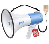 Pyle Haut-Parleur Mégaphone -Mégaphone Porte-Voix avec Sirène