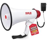 Pyle Haut-Parleur Mégaphone -Mégaphone Porte-Voix avec Sirène
