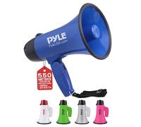 Mégaphone Rouge PYLE PMP35R 30 Watt Enregistrement Vocal Manifestation Grève