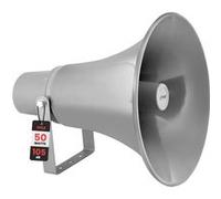 Pyle Haut-Parleur PA à Cornet Intérieur/Extérieur - Son Puissant de 13,5 Pouces et 50 Watts - Fréquence de 400Hz-5KHz - 8 Ohm - Transformateur 70V, Support de Montage