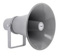 Haut-Parleur PA à Cornet Intérieur/Extérieur - Son Puissant de 9,7 Pouces et 20 Watts - Fréquence de 400Hz-5KHz - 8 Ohm - Transformateur 70V -