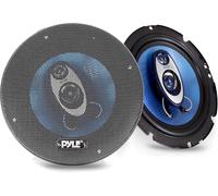 Pyle Haut-parleurs de 17 cm, haut-parleur de voiture de 16,5 cm, puissance 180 W RMS/360 W, système de haut-parleurs à 3 voies avec 4 Ohm Impédance Pro, gamme complète audio triaxial, haut-parleurs de