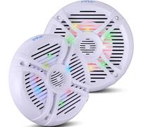 Pyle Haut-Parleurs Marine - Enceintes Extérieurs - Système Audio Stéréo Résistant à l'eau et aux Intempéries - Enceintes étanche - 250W- Haut-Parleurs Stéréo pour Voiture/Bateau