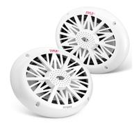 Pyle PLMR692 Haut-Parleur Marin 2 Voies 260 W 6 x 9 Blanc