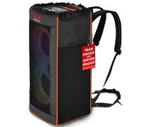 Pyle Housse Étanche pour Enceinte Bluetooth - Sac à Dos de Transport Anti-Déchirure avec Poches Latérales, Bretelles Réglables et Cordon de Serrage