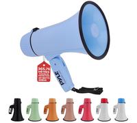 Pyle Mégaphone-Mégaphone Porte-Voix- Haut-parleur Portable avec Sirène et Volume Réglable, Compact et Puissant, Pour Annonces, Événements, Sport, Sécurité et Adresse Publique