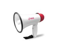 Pyle Haut-Parleur Mégaphone PA , Mégaphone Porte-Voix, 20 Watts avec Contrôle de Volume Ajustable, Sirène Intégrée, Portée 730 Mètres pour les Sports, les Entraîneurs, la Sécurité