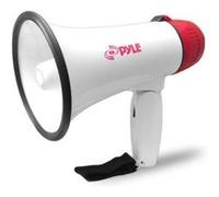 Pyle Haut-Parleur Mégaphone PA , Mégaphone Porte-Voix, 20 Watts avec Contrôle de Volume Ajustable, Sirène Intégrée, Portée 730 Mètres pour les Sports, les Entraîneurs, la Sécurité