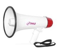 Pyle Mégaphone Professionnel PMP40 40 W – Portée jusqu'à 300 m – Blanc et rouge