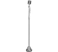 Pyle Micro- Microphone Rétro et Support Swing - Microphone Dynamique Unidirectionnel Professionnel Vintage Classique avec Pied Micro Réglable - Câble XLR pour Utilisation sur Scène/Studio- Argent