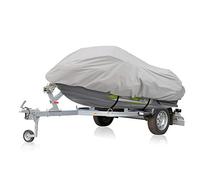 Pyle PCVJS14 Housse de Rangement imperméable et résistante pour Jet Ski - 350,6 à 365,1 cm - Sangle réglable et Cordon élastique pour Un Ajustement personnalisé - Protection de qualité Marine